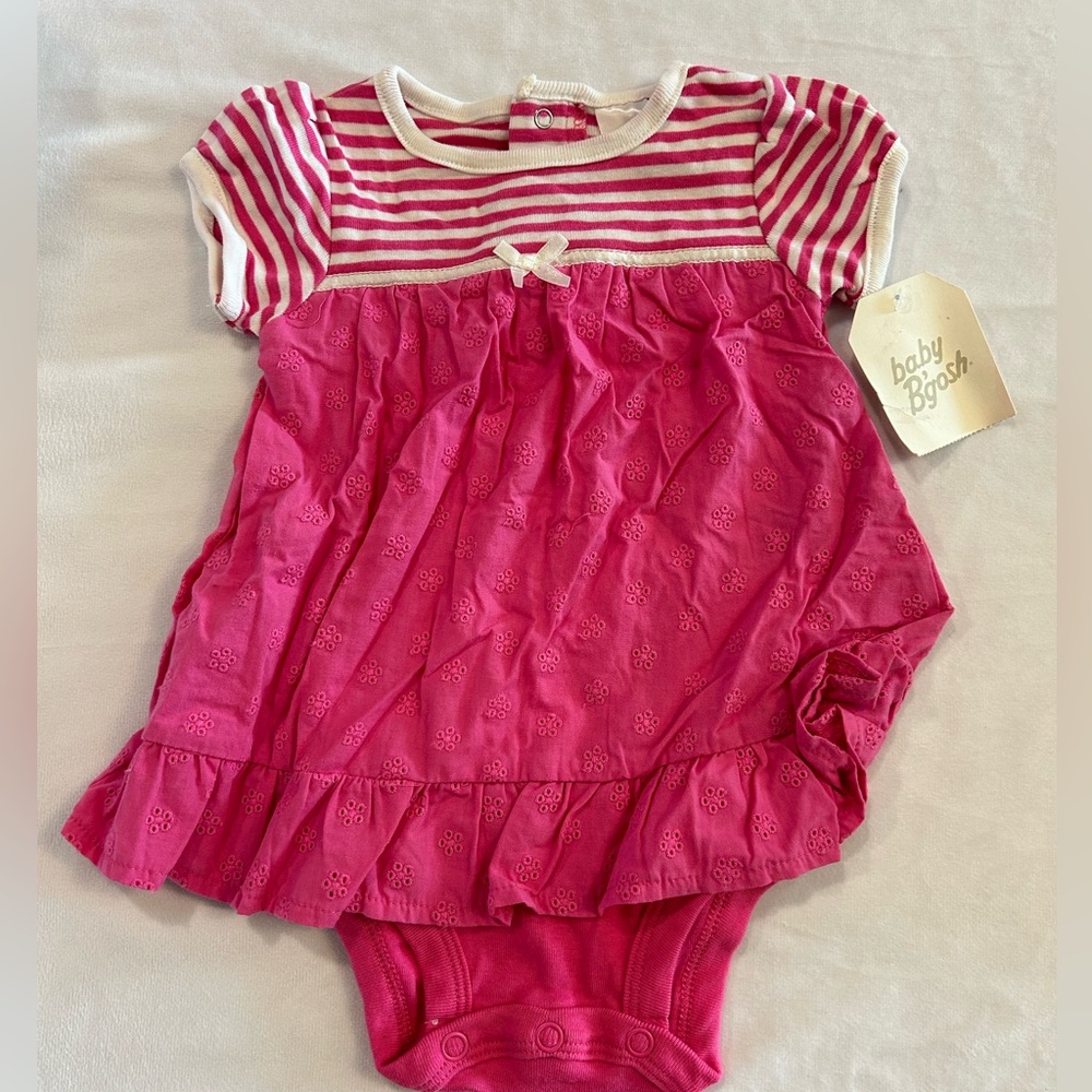 3/15 2010 NWT Baby B’Gosh Onesie Dress Osh Kosh